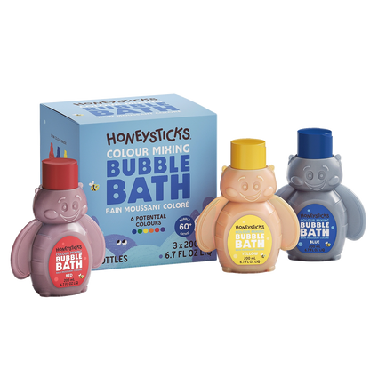 Honeysticks Bubble Bath Colour Mixing 3pk