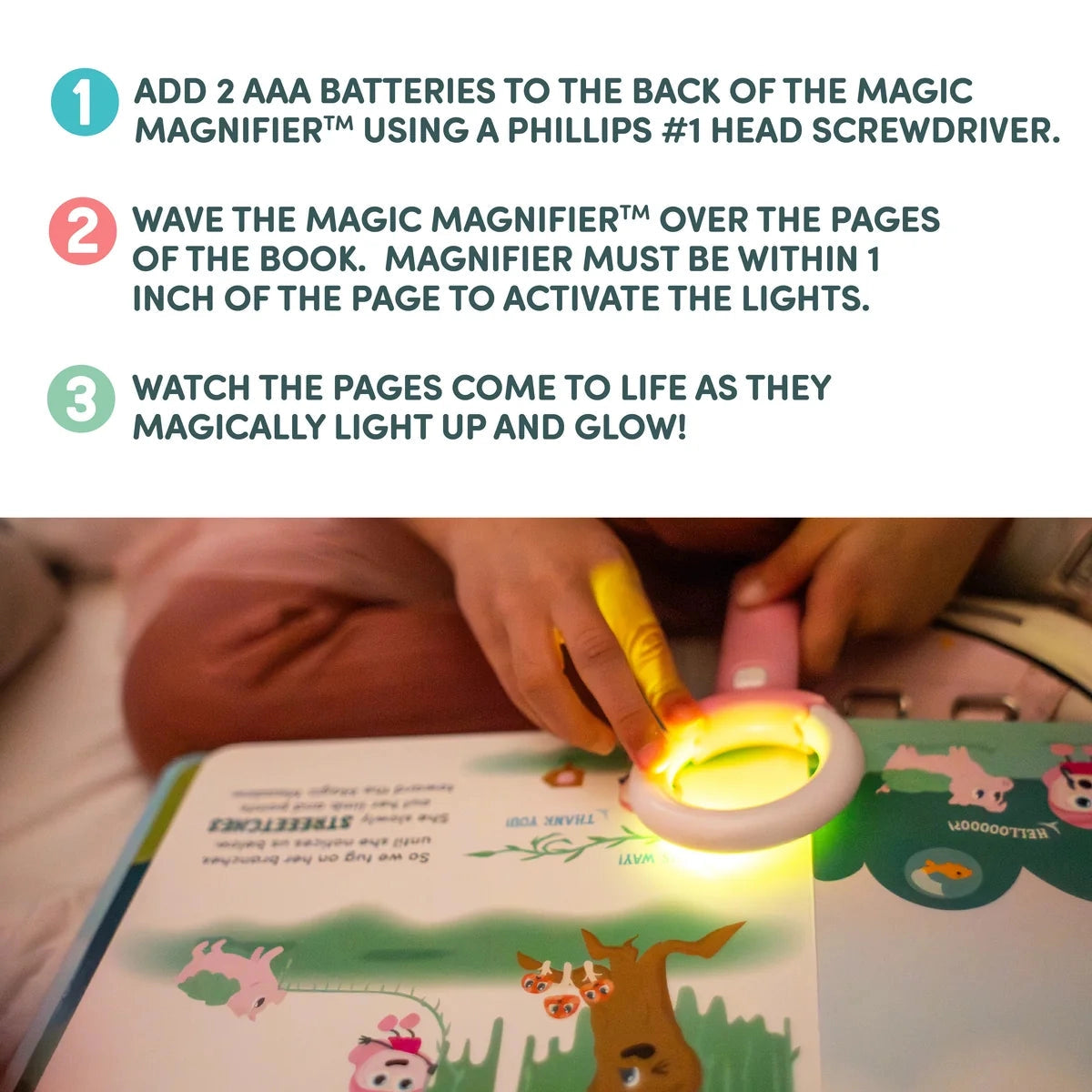 Glo Pals Light-Up Library Princess Ida and Her Missing Magic Wand