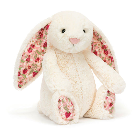 Jellycat Bashful Blossom Cream Bunny 'Berry' Original