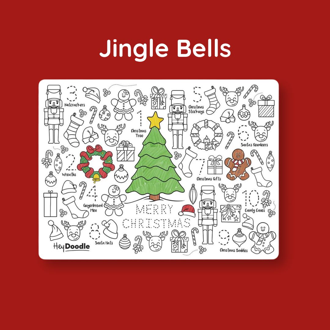 HeyDoodle Mat Jingle Bells