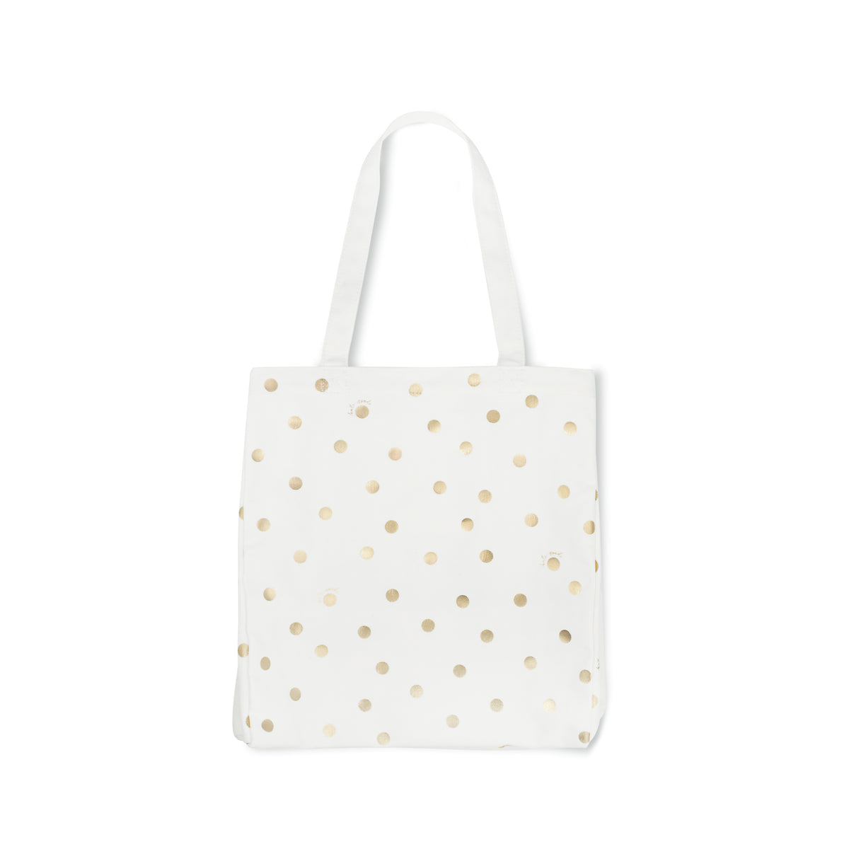 Kate Spade New York Gold Dots Canvas Book Tote Bag ** FINAL SALE **