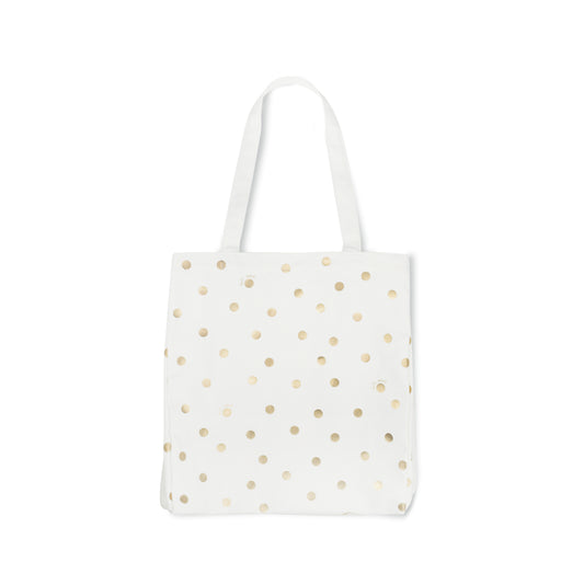 Kate Spade New York Gold Dots Canvas Book Tote Bag ** FINAL SALE **