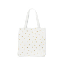 Load image into Gallery viewer, Kate Spade New York Gold Dots Canvas Book Tote
