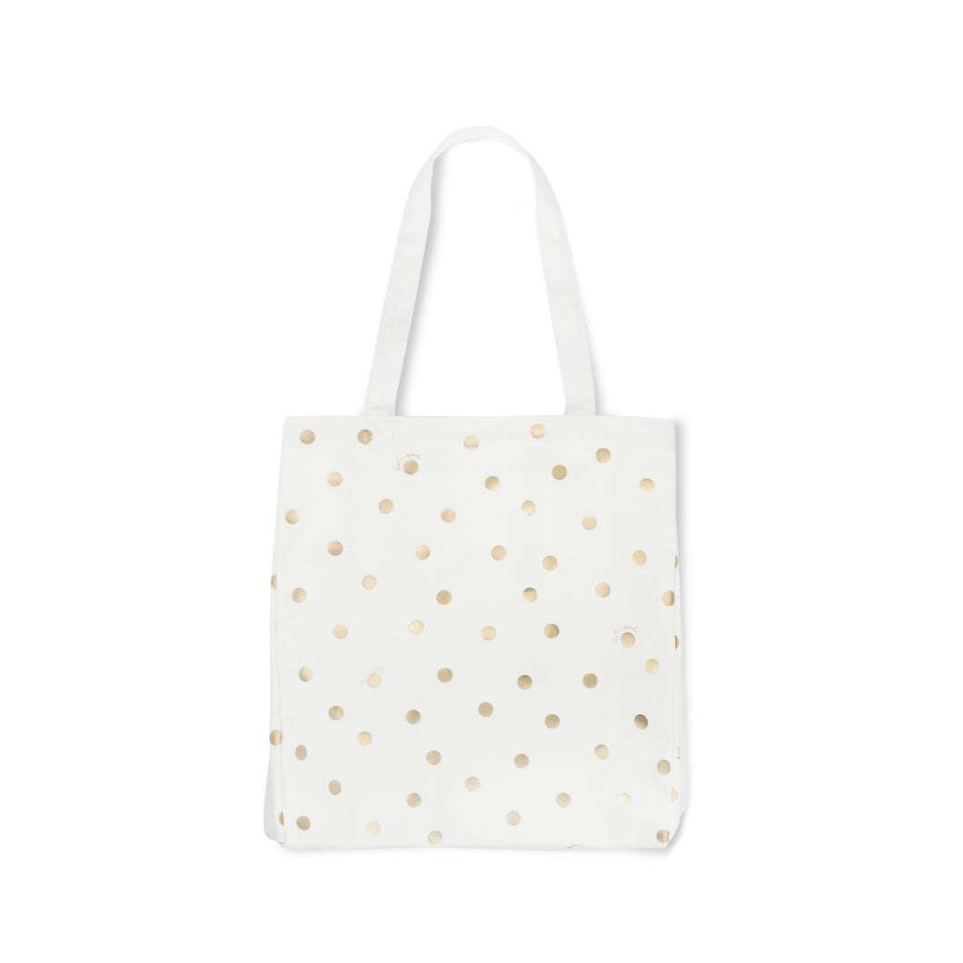 Kate Spade New York Gold Dots Canvas Book Tote