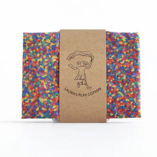 Laura’s Play Cotton 90cm Confetti Rainbow