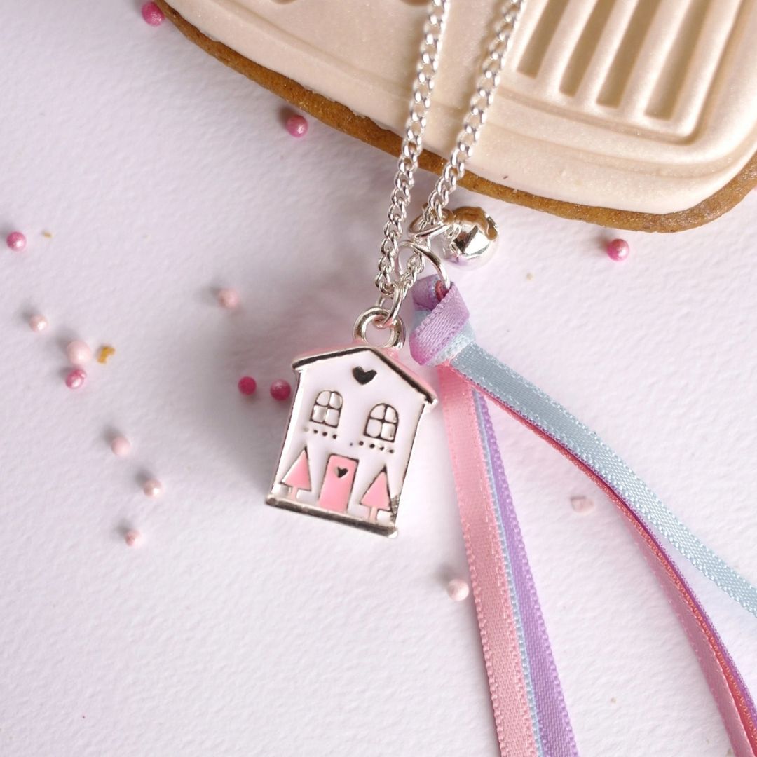 Lauren Hinkley Gingerbread House Necklace