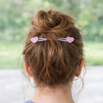 Mon Coco by Lauren Hinkley Bijou Heart Hair Clips
