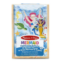 Load image into Gallery viewer, Melissa &amp; Doug Mermaid Magnetic Dress-Up Play Set
