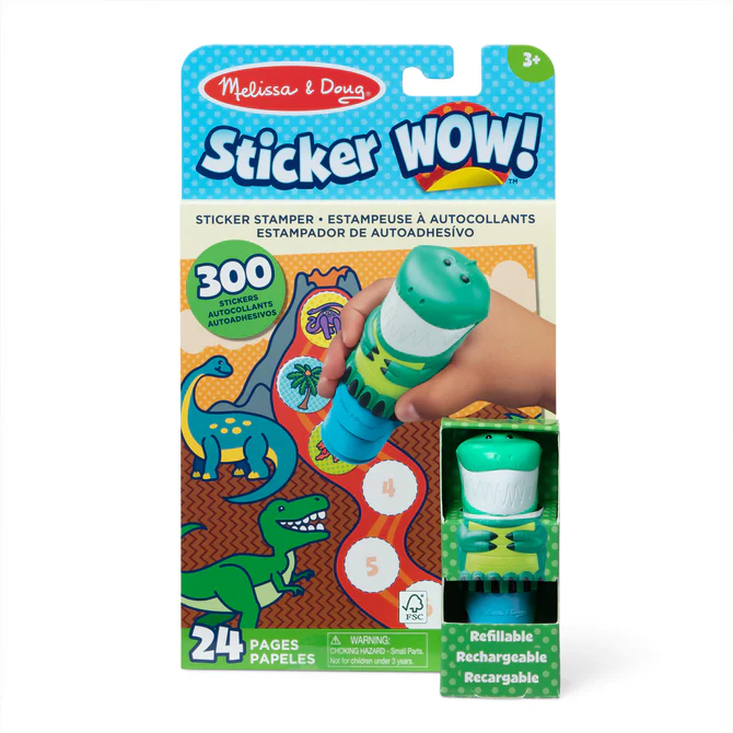 Melissa & Doug Sticker WOW! Activity Pad Set - Dinosaur ** FINAL SALE **