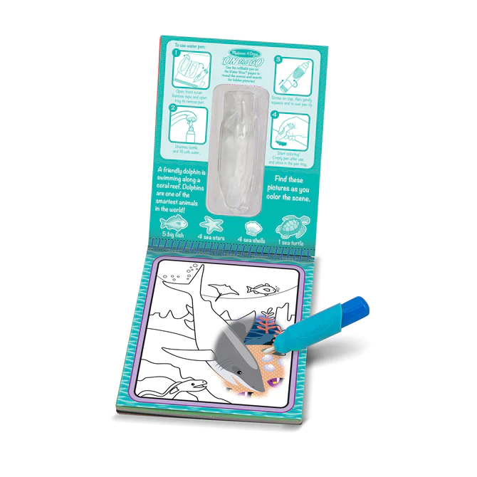 Melissa & Doug On The Go  Water WOW! - Under the Sea ** FINAL SALE **