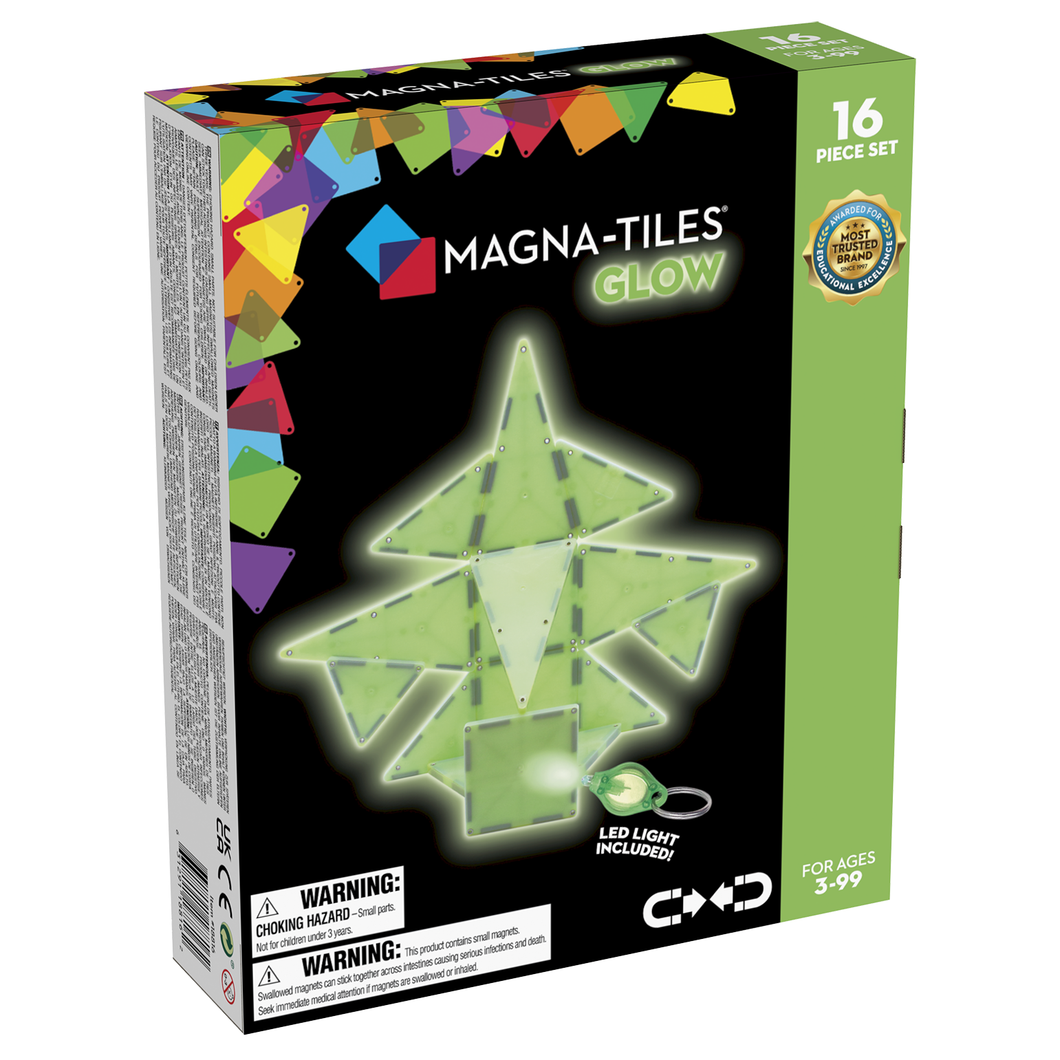 Magna Tiles 16pc Glow Set