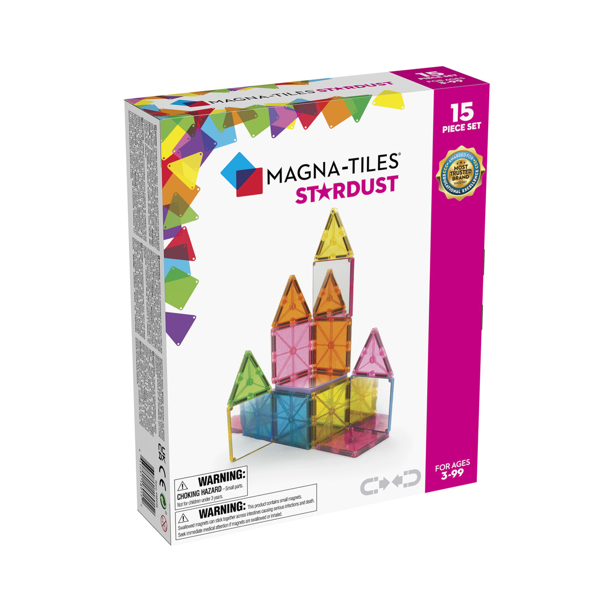 Magna Tiles 15pc Stardust Set