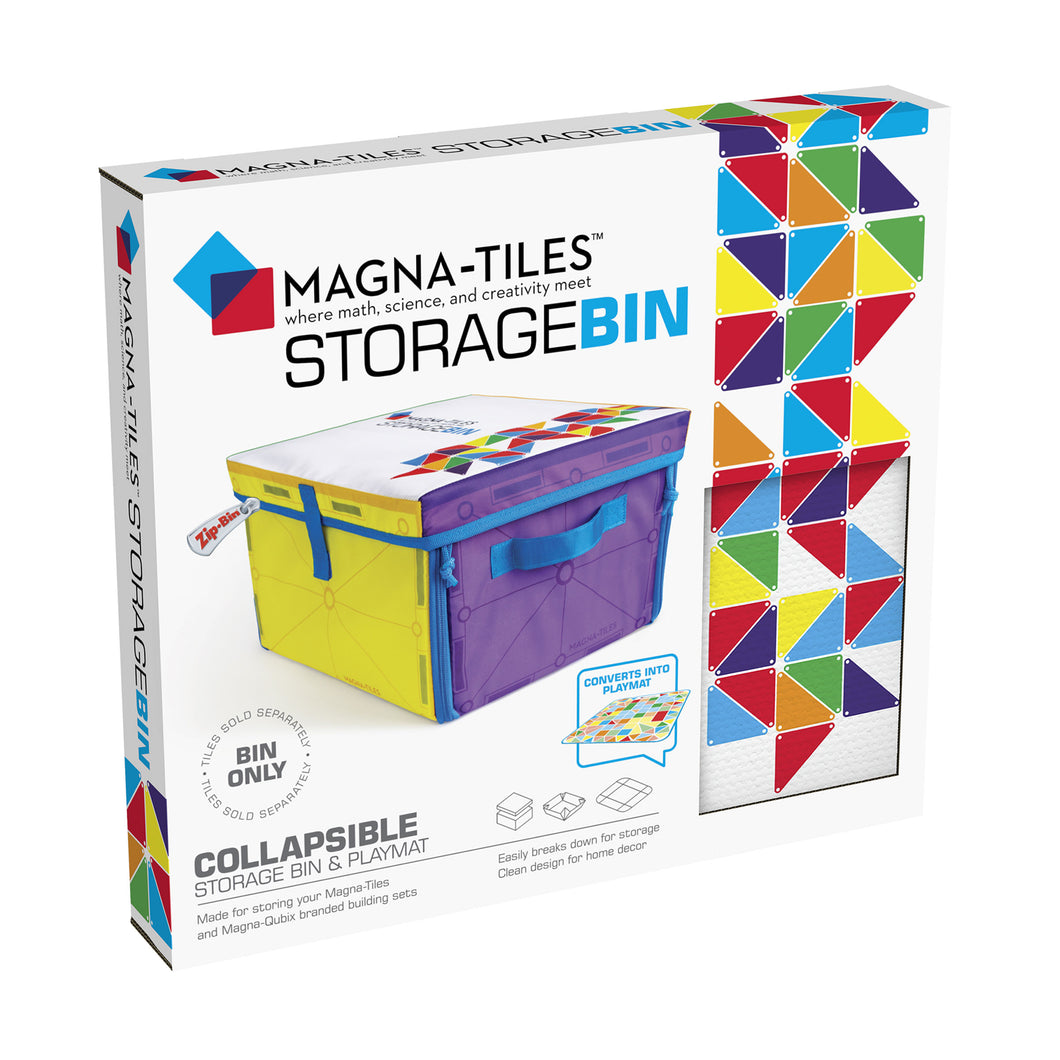 Magna Tiles Storage Bin & Interactive Play Mat
