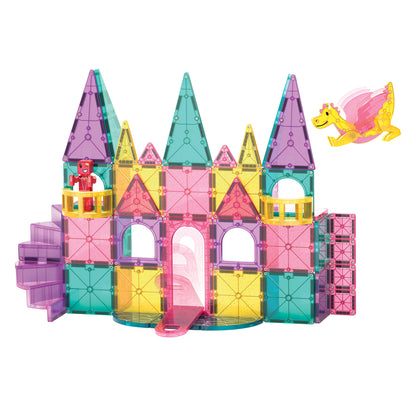 Magna Tiles 48pc Castle DLX + MicroMags Set