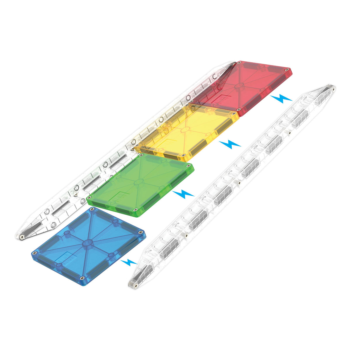 Magna Tiles 90pc Rail Racers Deluxe