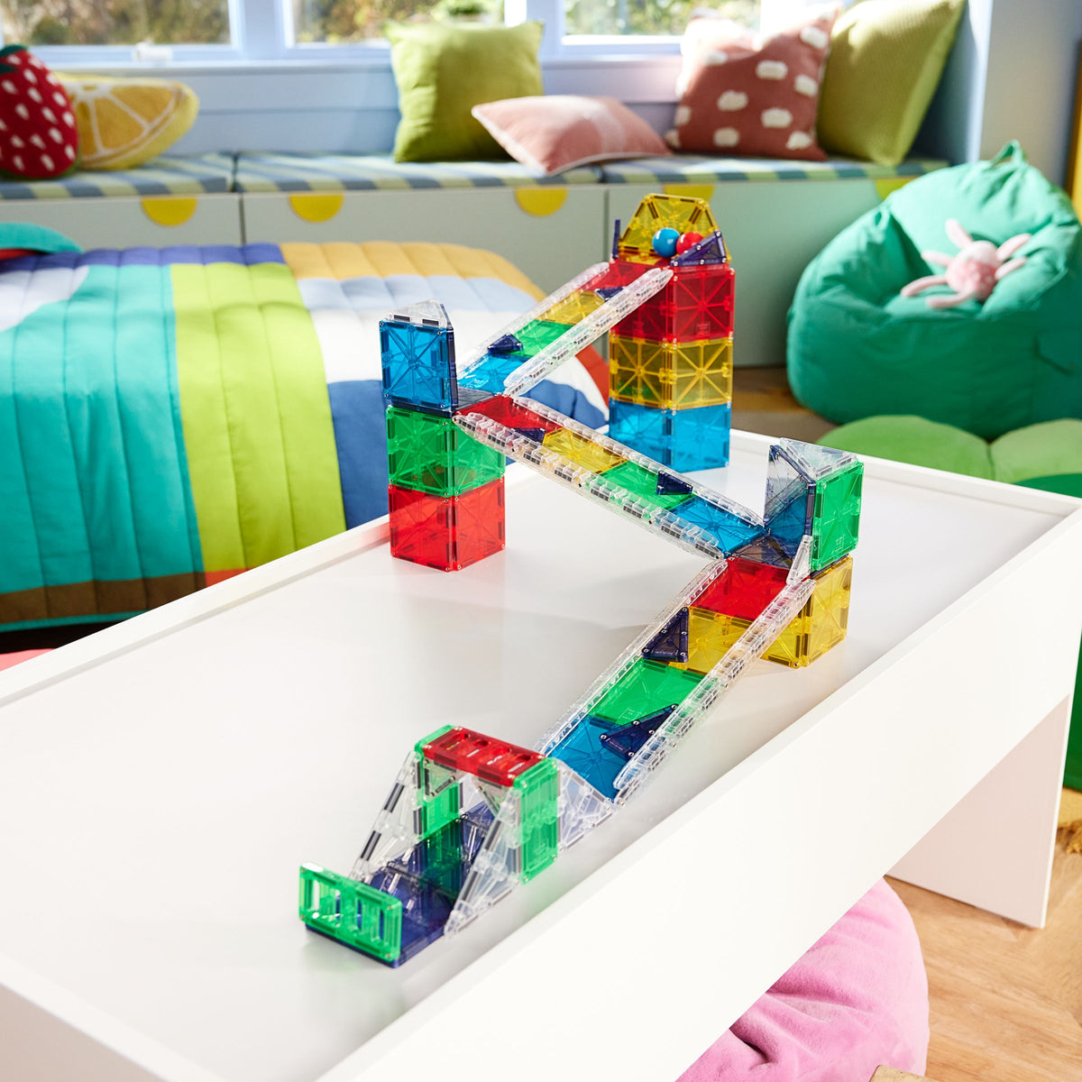 Magna Tiles 90pc Rail Racers Deluxe