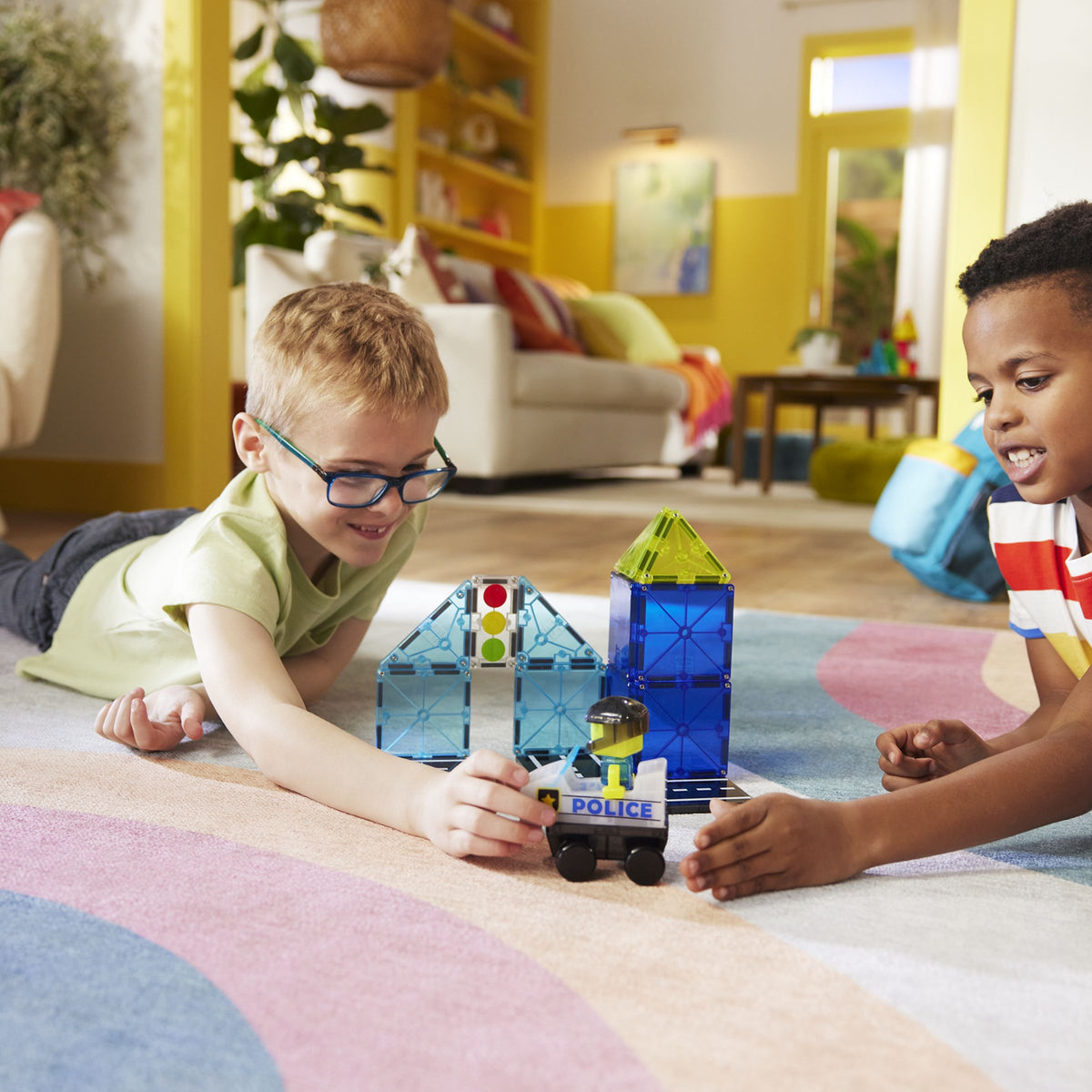 Magna Tiles 20pc Police Patrol