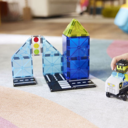 Magna Tiles 20pc Police Patrol