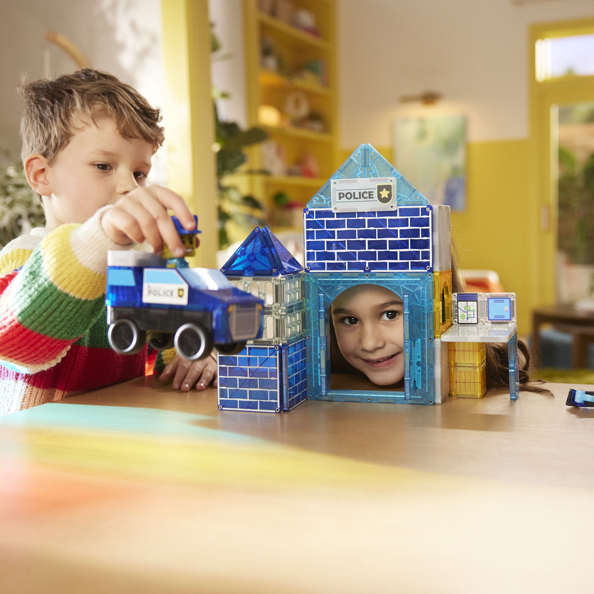 Magna Tiles 35pc Police Station