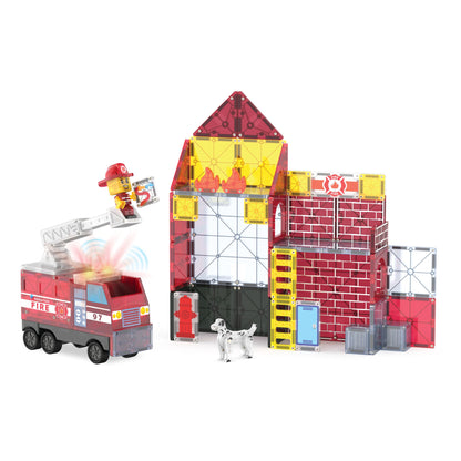 Magna Tiles 50pc Fire Station