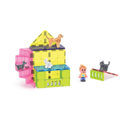 Magna Tiles 50pc Pet Playhouse
