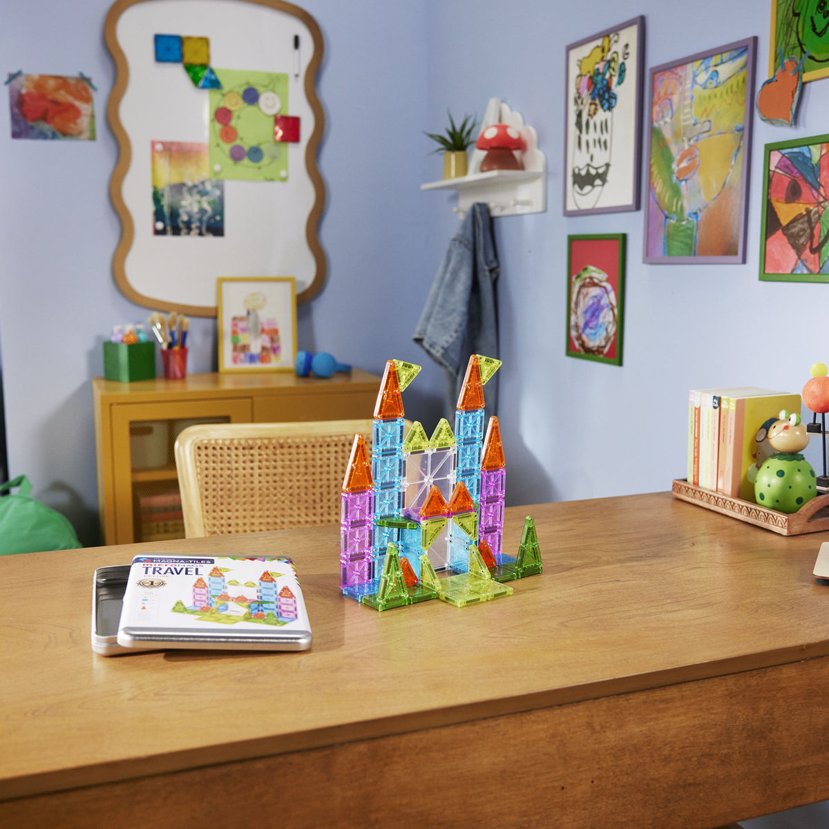 Magna Tiles 55pc MicroMags Deluxe Travel Set