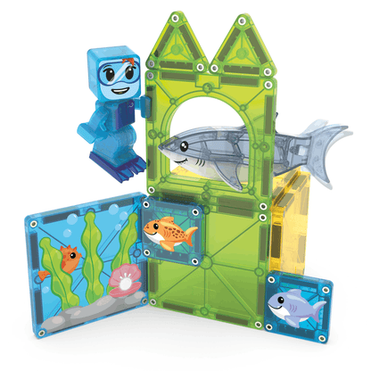 Magna Tiles 13pc Shark Dive