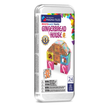 Load image into Gallery viewer, Magna Tiles 24pc microMAGS - Gingerbread House Travel Set
