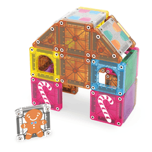 Load image into Gallery viewer, Magna Tiles 24pc microMAGS - Gingerbread House Travel Set
