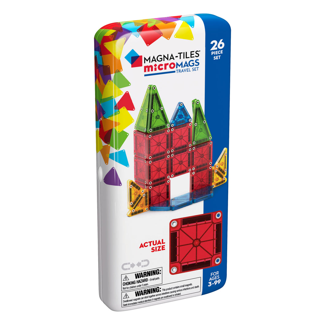 Magna Tiles 26pc MicroMags Travel Set