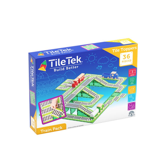 TileTek 36pc Tile Topper - Train Pack