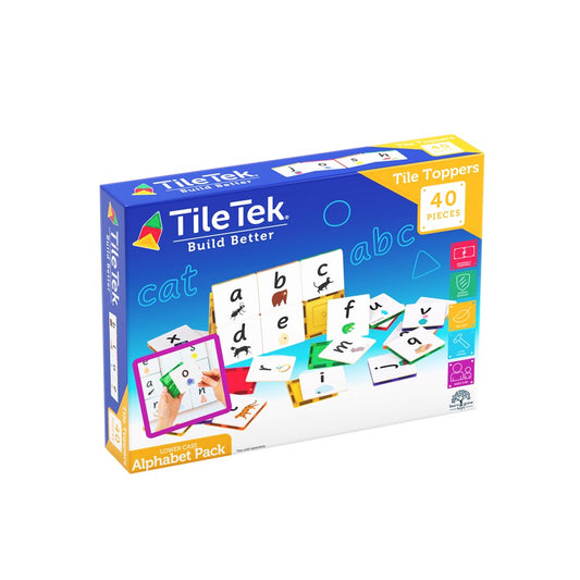 TileTek 40pc Tile Topper - Alphabet LOWER Case Pack
