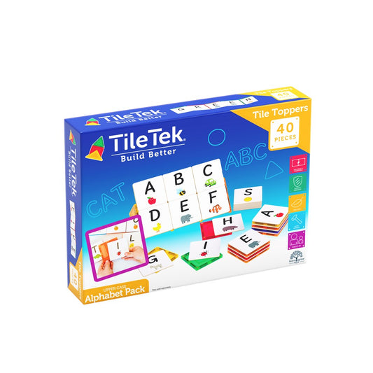 TileTek 40pc Tile Topper - Alphabet UPPER Case Pack