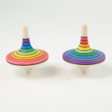Load image into Gallery viewer, Mader Large Rallye Rainbow Spinning Top (Assorted)
