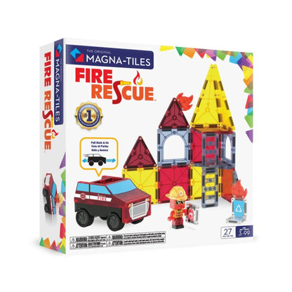 Magna Tiles 27pc Fire Rescue