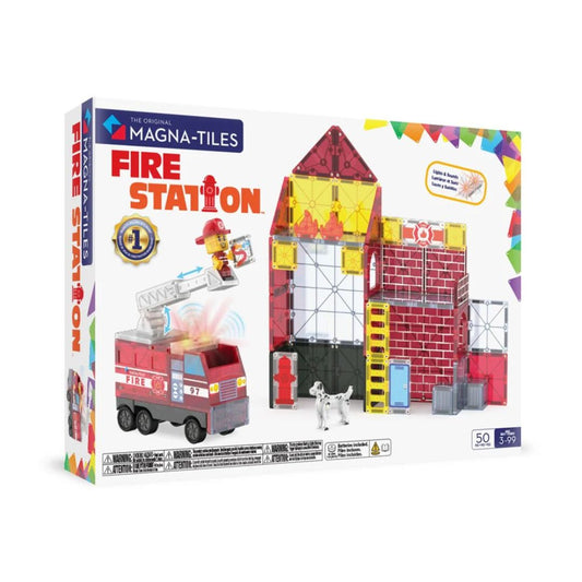 Magna Tiles 50pc Fire Station