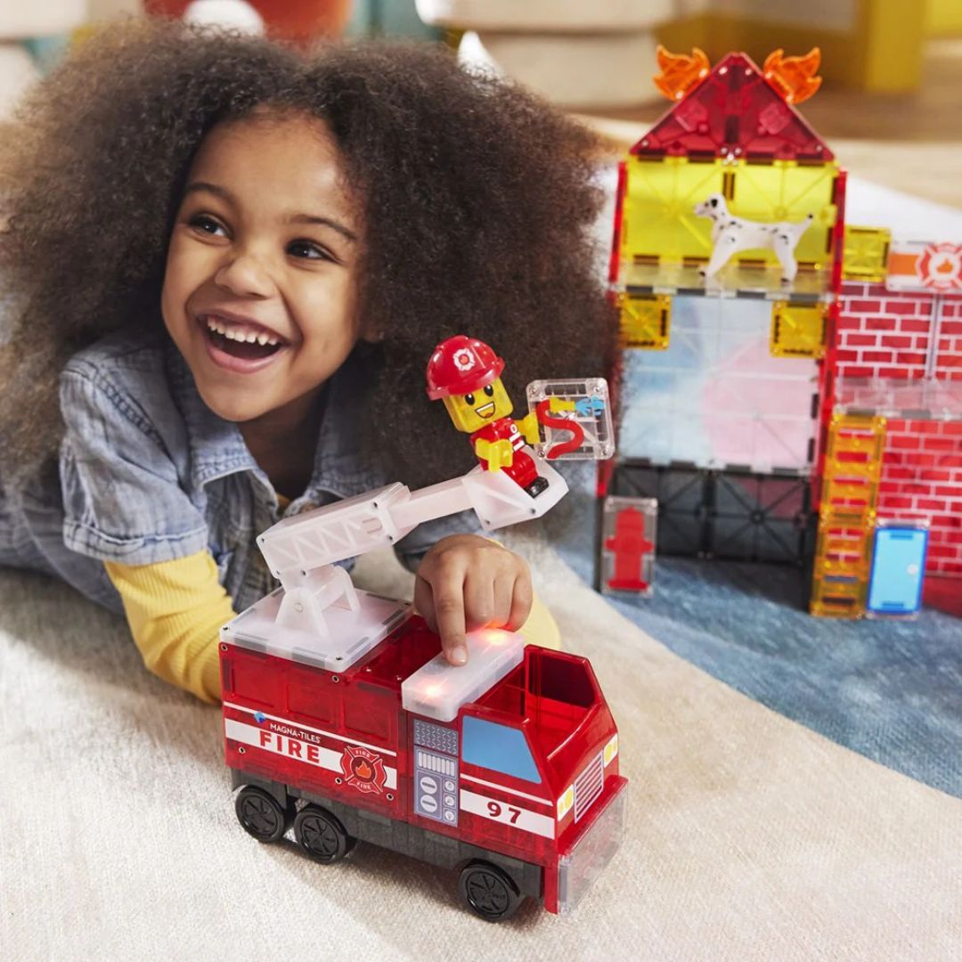 Magna Tiles 50pc Fire Station