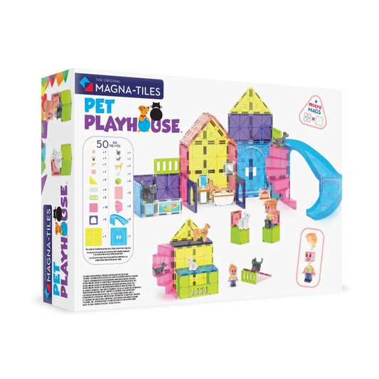 Magna Tiles 50pc Pet Playhouse
