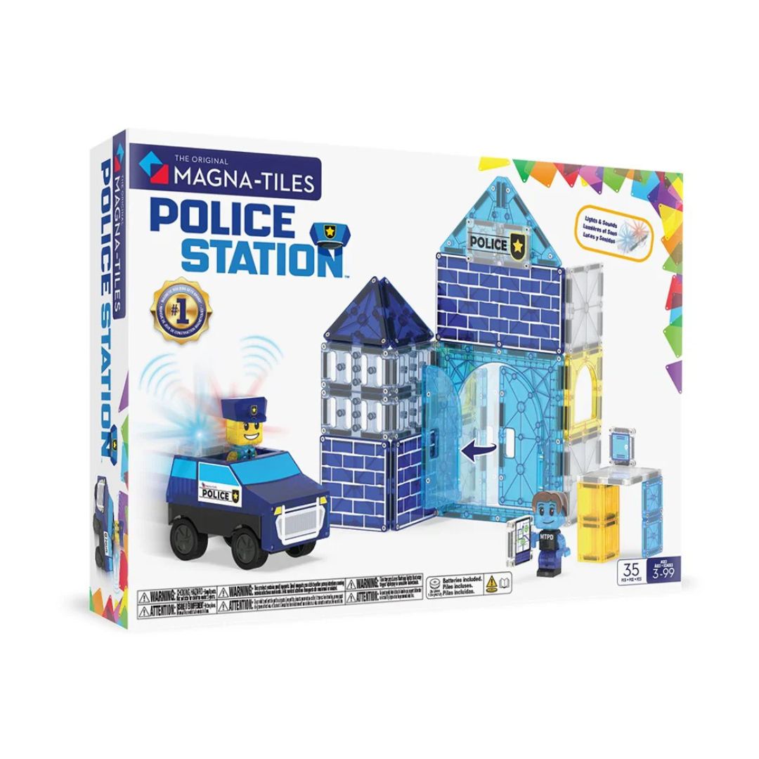 Magna Tiles 35pc Police Station