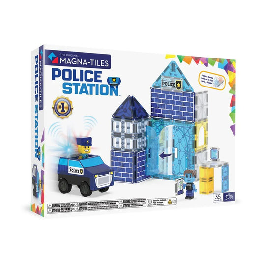 Magna Tiles 35pc Police Station
