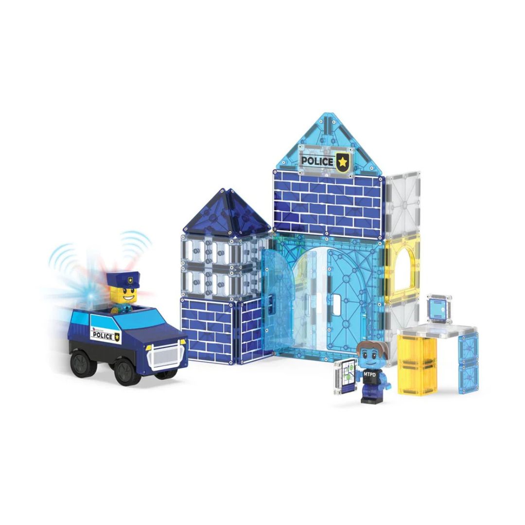 Magna Tiles 35pc Police Station