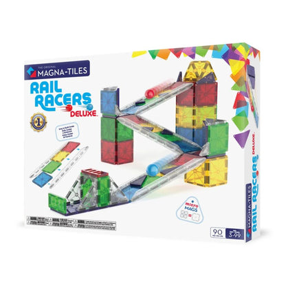 Magna Tiles 90pc Rail Racers Deluxe