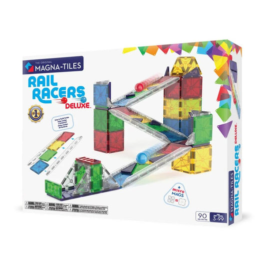Magna Tiles 90pc Rail Racers Deluxe