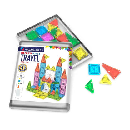 Magna Tiles 55pc MicroMags Deluxe Travel Set