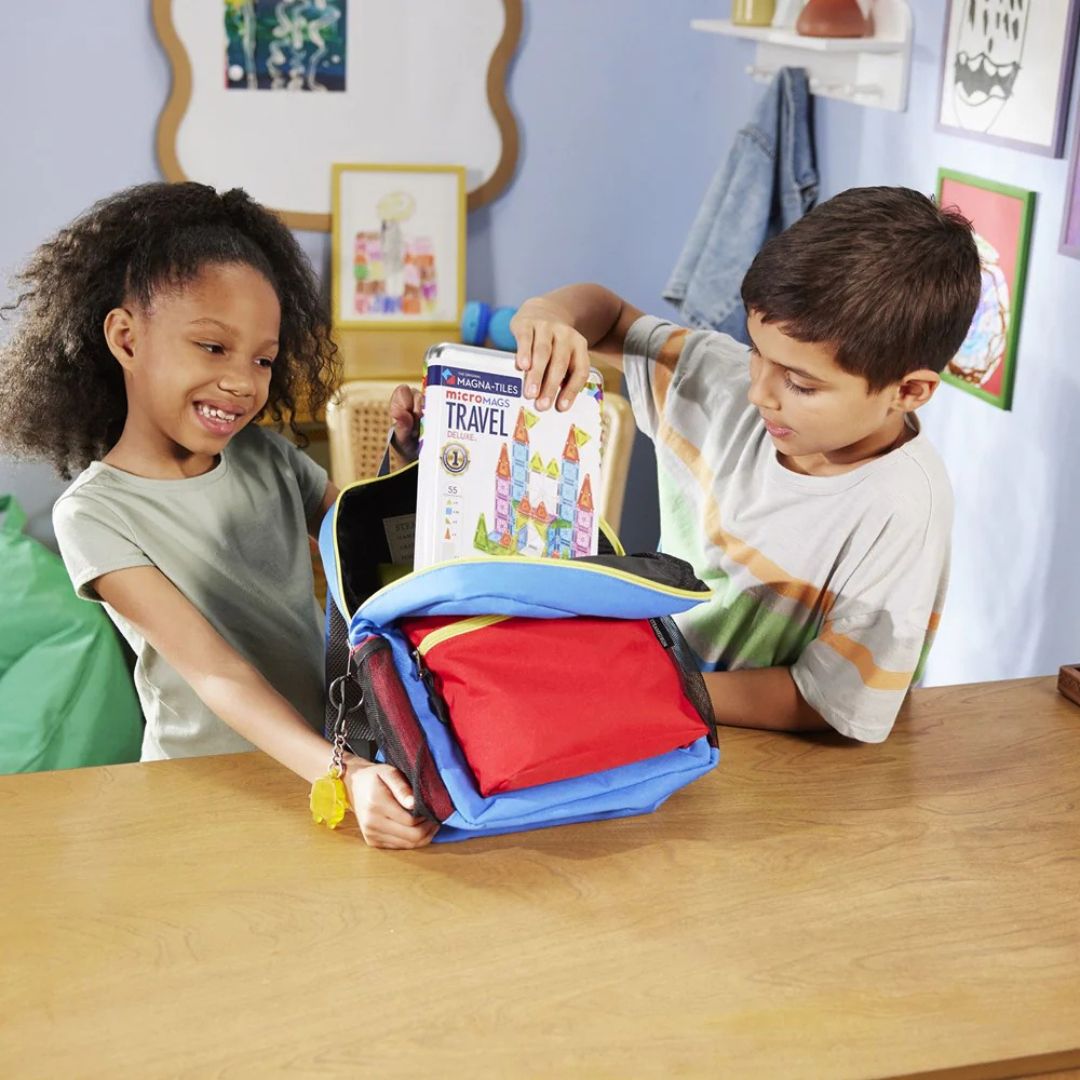 Magna Tiles 55pc MicroMags Deluxe Travel Set