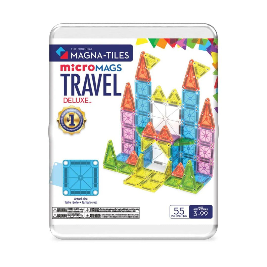 Magna Tiles 55pc MicroMags Deluxe Travel Set ** PRE ORDER August **