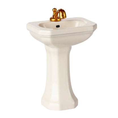 Maileg Bathroom Sink Mouse Off White
