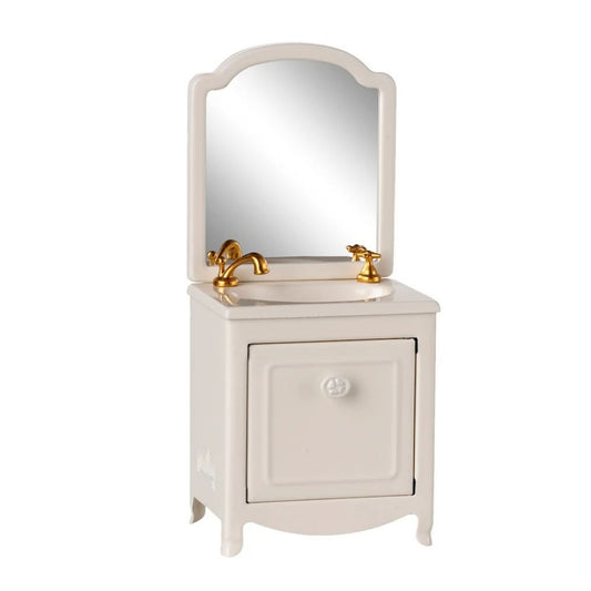 Maileg Sink Dresser Mouse Off White