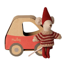 Load image into Gallery viewer, Maileg Christmas Mouse in Car Box (Assorted) ** PRE-ORDER November **
