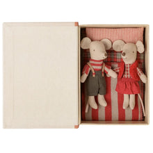 Load image into Gallery viewer, Maileg Christmas Twin Mice in Book Box ** PRE-ORDER September **
